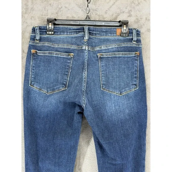 Judy Blue Skinny Fit Jeans Medium Wash Mid Rise JB822252MD Womens Size 13/31 - Picture 10 of 12